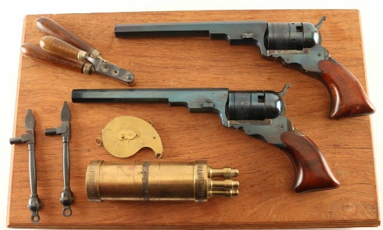 Cased Twin Uberti Patterson Set .36 Cal