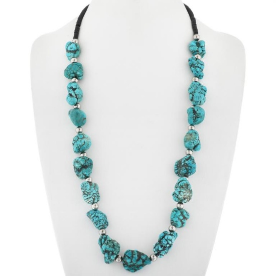 Navajo Turquoise Nugget Necklace