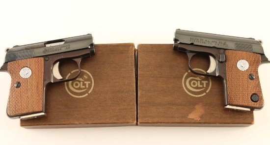 Consecutive Set of Colt Junior .25 Pistols