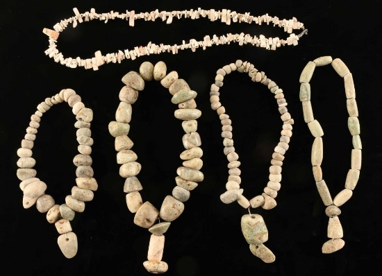 Large Green Stone Necklaces