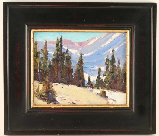 Original Oil on Board by Loll