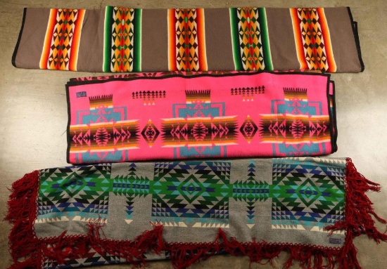 Lot of 3 Wool Blankets