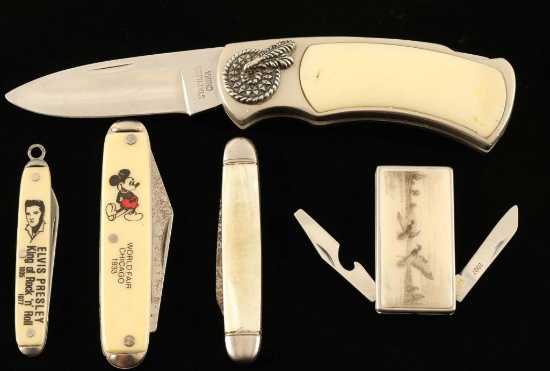 Lot of 5 Pocket Knives