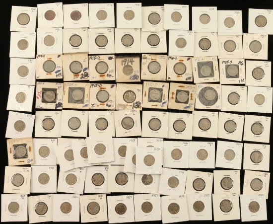 Lot of 100 Buffalo Nickels