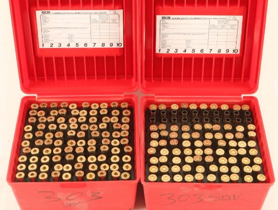 Lot of 303 Savage Brass