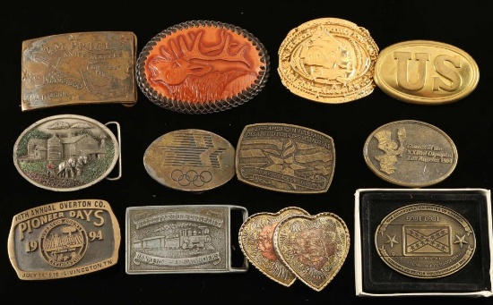Lot of Belt Buckles