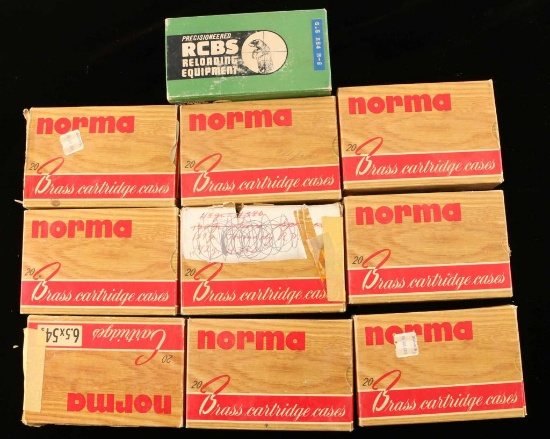 Lot of 6.5x54 Norma Brass & Die