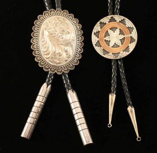Lot of 2 Bolo Ties