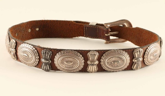 Belt with Conchos & Butterflies