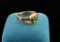 Ladies Emerald and diamond ring set