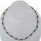 Navajo Inlaid Opal Sterling Silver Link Necklace