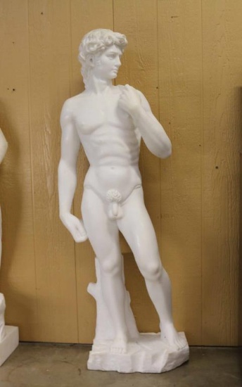 Solid Italian White Marble Statue