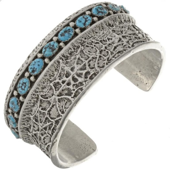 Natural Kingman Spiderweb Turquoise