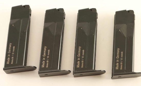 Four HK P7 M13 Magazines