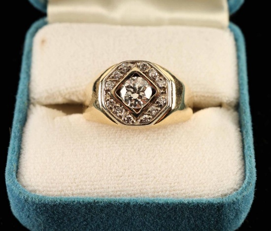 Handsome Mens diamond ring