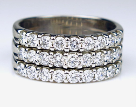 Brilliant Contemporary Diamond Band