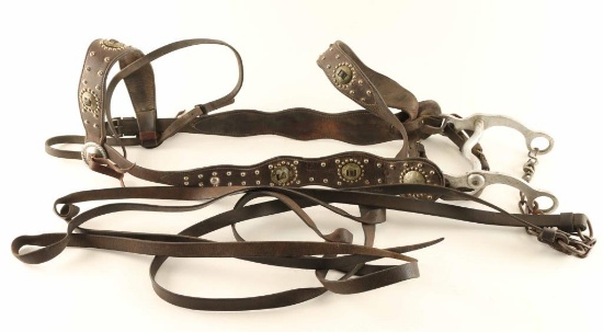 Spotted Western Headstall