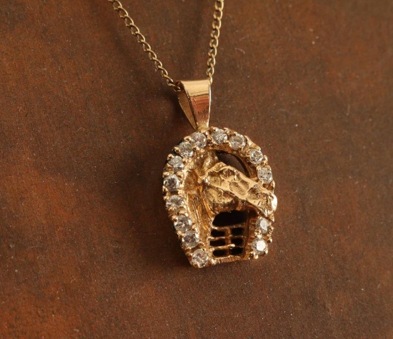 Ladies Horseshoe Pendant