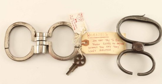 Lot of (2) Antique Handcuffs