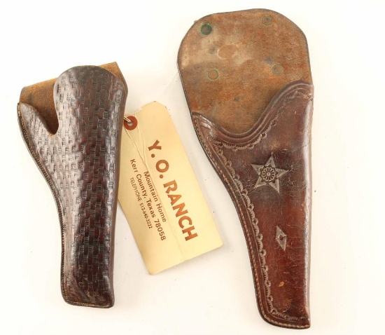 Lot of 2 Antique Holsters