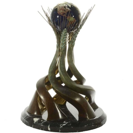Bronze Glass Sculpture World Friendship Monument