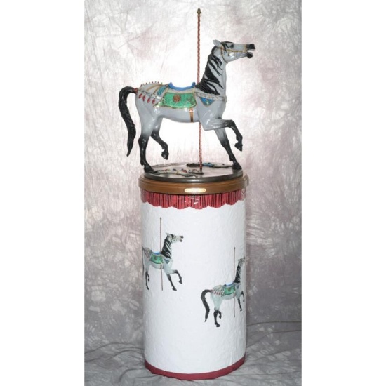 Vintage Arabian Horse Carousel Bronze