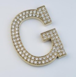Incredible Diamond Studded Letter ‘G’