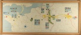 Vintage War Map