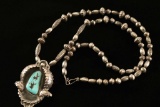 Navajo Necklace with Turquoise