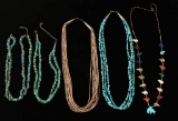 Lot of Turquoise & Beaded Necklaces