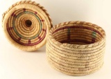 Ethnic Lidded Basket