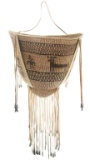 Very Large Figural Apache Burden Basket
