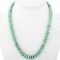 Green Variscite 9mm Bead Necklace