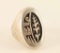 Heavy Sterling Hopi Men's Ring
