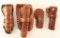Lot of 4 Holsters