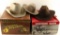 Lot of 3 Cowboy Western Hats