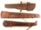 Lot of 3 Rifle Scabbards