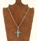 Sterling Silver & Turquoise Cross Pendant