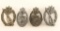 German WWII Army Tank & Assault Badges Lot
