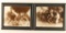 Lot of 2 Repro Harley Photos
