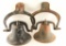 2 Antique Bells and a Vintage Vice