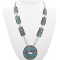Old Pawn Turquoise Coral Necklace