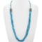 Navajo Spiderweb Turquoise Nugget Silver Necklace