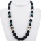 Tommy Rose Singer Onyx Bead Necklace