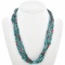 Turquoise Nugget Coral Navajo Necklace