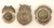 Lot of (3) Badges