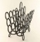 Horse Shoe Magazine Rack