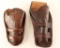 Lot of (2) Double Loop Holsters