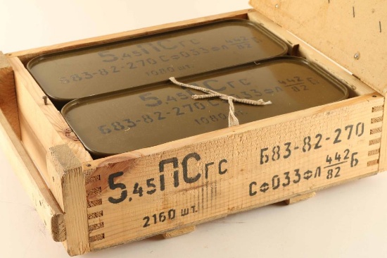 Sealed Crate of Russian Ammo