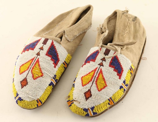 Indian Beaded Moccasins